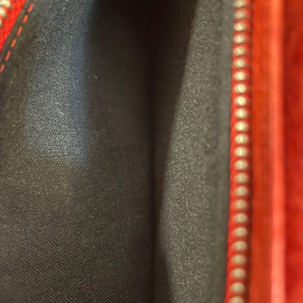 Balenciaga Red Leather Continental Zip Around Wallet - EUC - Picture 5 of 10
